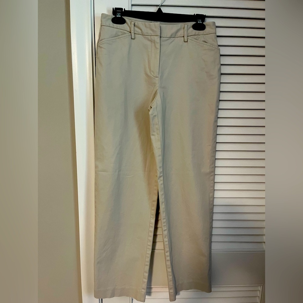 Talbots Beige Khaki Pants- Size 6
